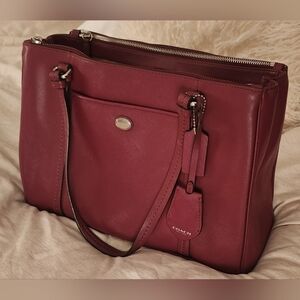 COACH Burgundy Purse